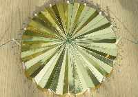 Pleated model dome